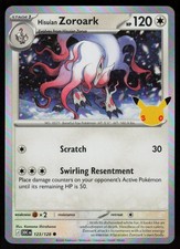 Hisuian Zoroark 123/128 Common ME: 30th Celebration Pokemon Holo Near Mint