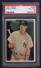 1957 Topps #290 Andy Carey PSA 6 PLEASE READ DESCRIPTION