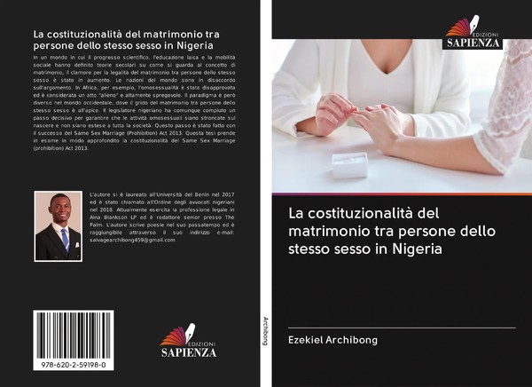 Ezekiel Archibong | La Costituzionalità Del Matrimonio Tra Persone Dello...-image