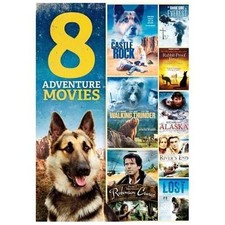 8 Adventure Movies DVD, 2013 2-Disc Set