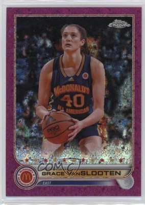 2022 Chrome McDonald's All American Fuchsia Refractor /150 Grace VanSlooten 7p8