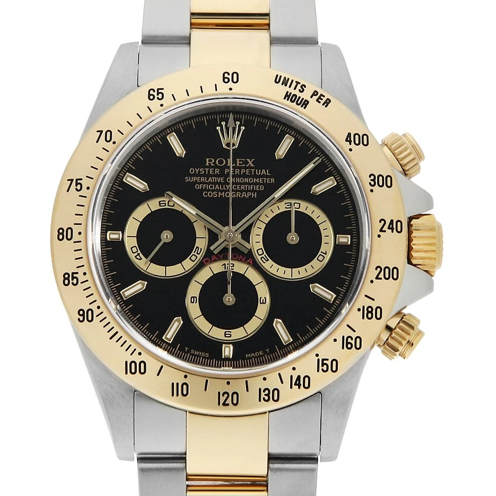 Zenith — ROLEX Cosmograph Daytona 16523 black all tritium U Number second hand mens