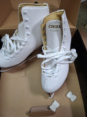 DBX Women's Motion Figure Skates Size 7 Ice skate, White, WTSK18