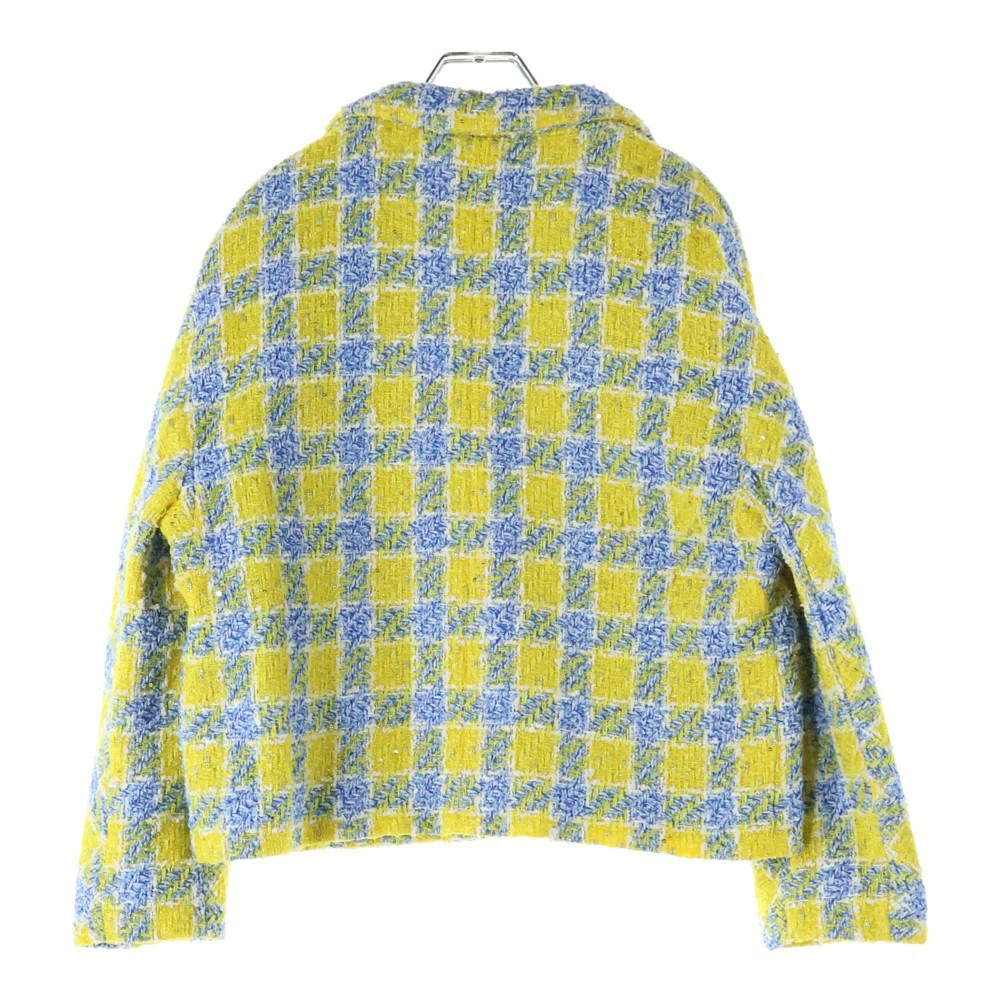 GUCCI Size: 36 Interlocking G Logo Button Lamé Tw… - image 2