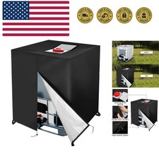 Zipper IBC Tote Cover 275 Gallon for 420D 1000L Outdoor Water Tank Protective...