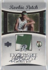 2004 Upper Deck Exquisite Collection Rookie /225 Delonte West #46 Patch Auto 2d0