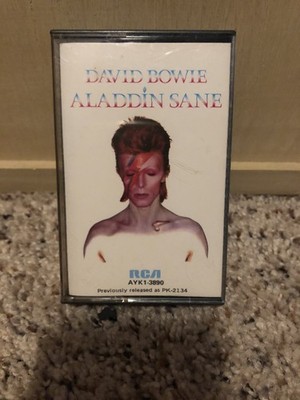 David Bowie-Aladdin Sane Cassette Tape 1973 RCA PK-2134
