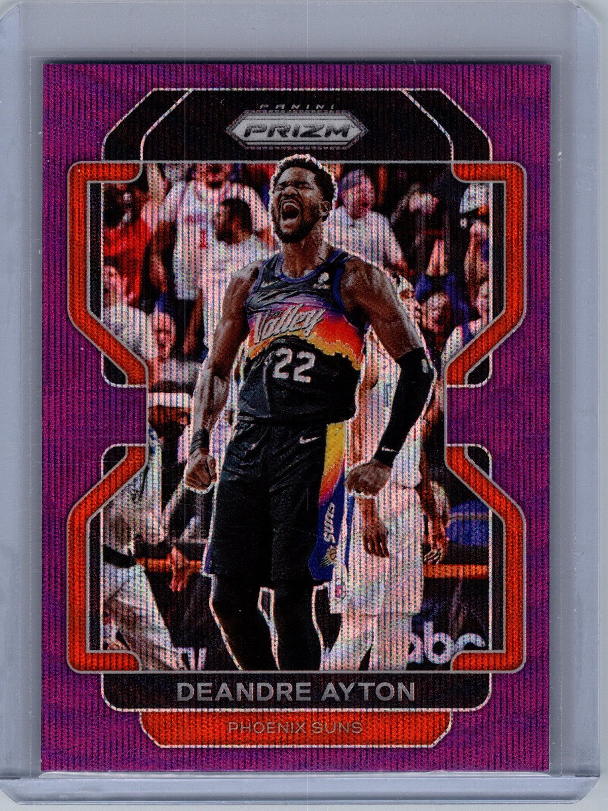 2021-22 Panini Prizm - DeAndre Ayton #4 Purple Wave Prizm