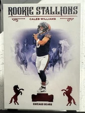 2024 Panini Contenders - Rookie Stallions Caleb Williams-Red #1 (RC)  