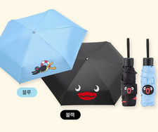 A Twosome Place x Pingu 5-Fold UV Umbrella Blue Korea Limited Summer New