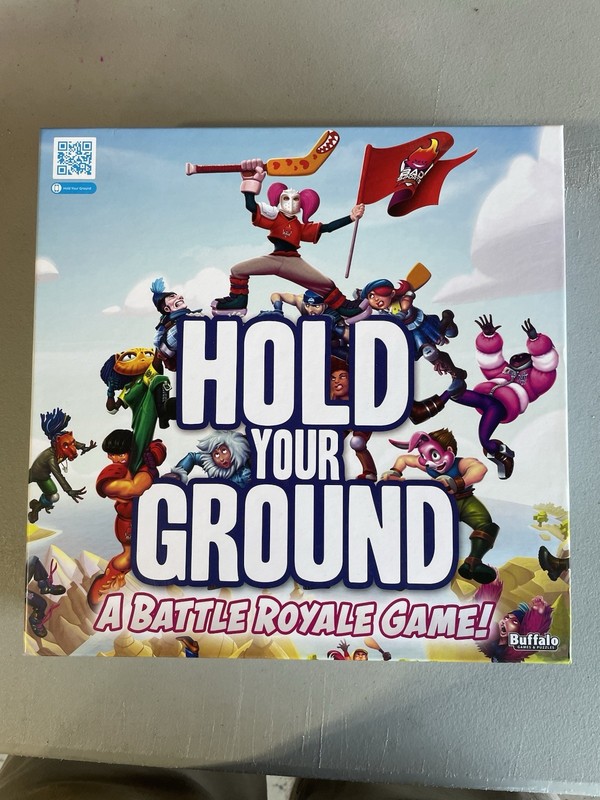 Hold your Ground Board Game-Battle Royale Strategy Game-Buffalo Games-Complete