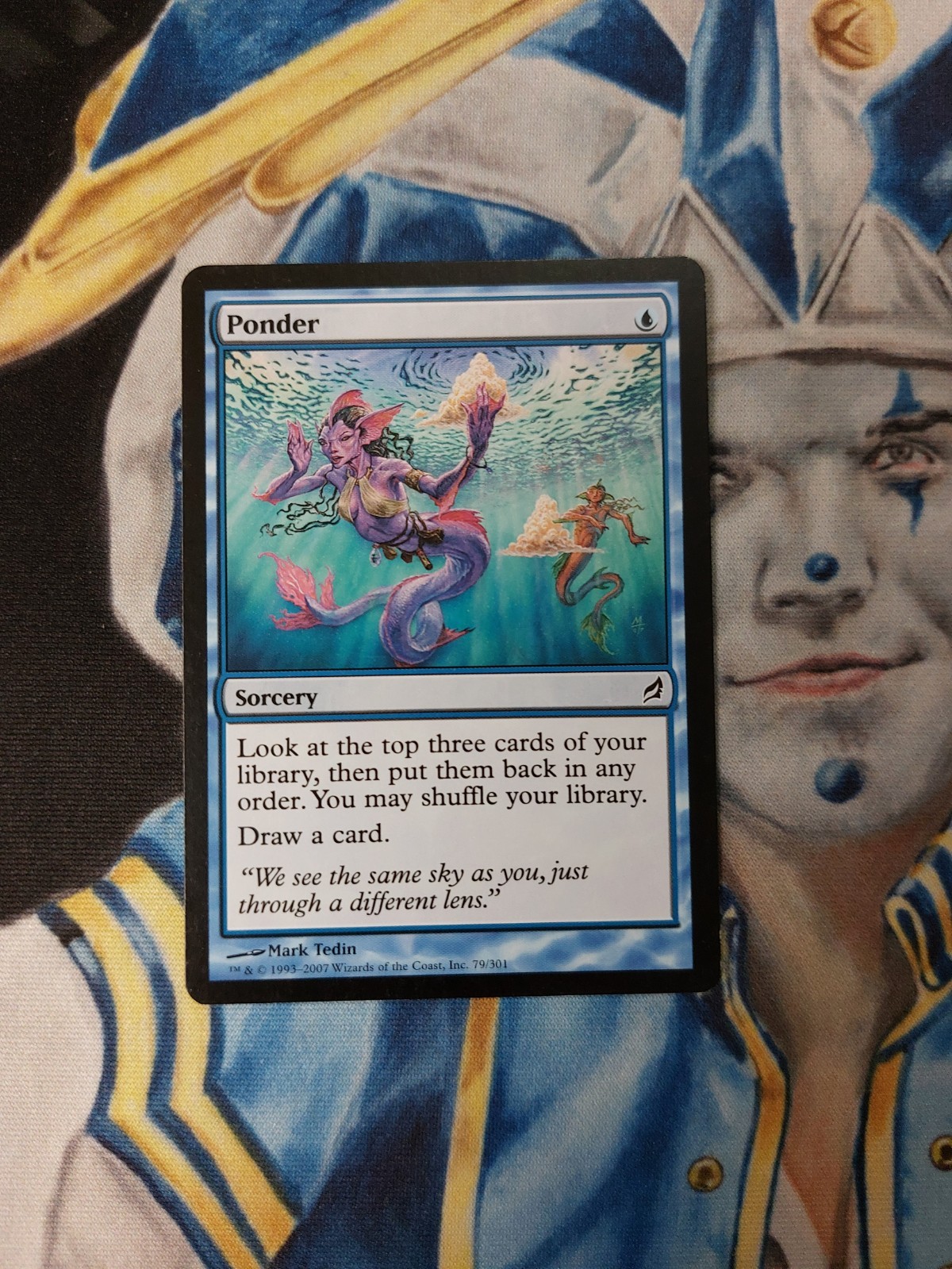 Ponder MTG Lorwyn Blue Common Sorcery Lightly Played x1 P4