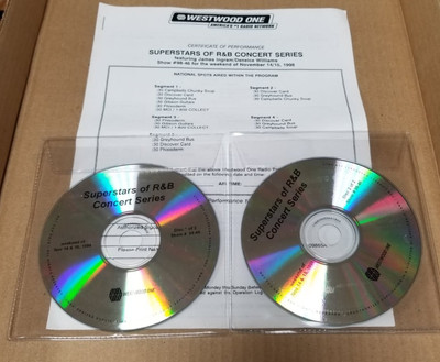 James Ingram/Deneice Williams R&B Concert Westwood One Radio Show 98-46 CDs