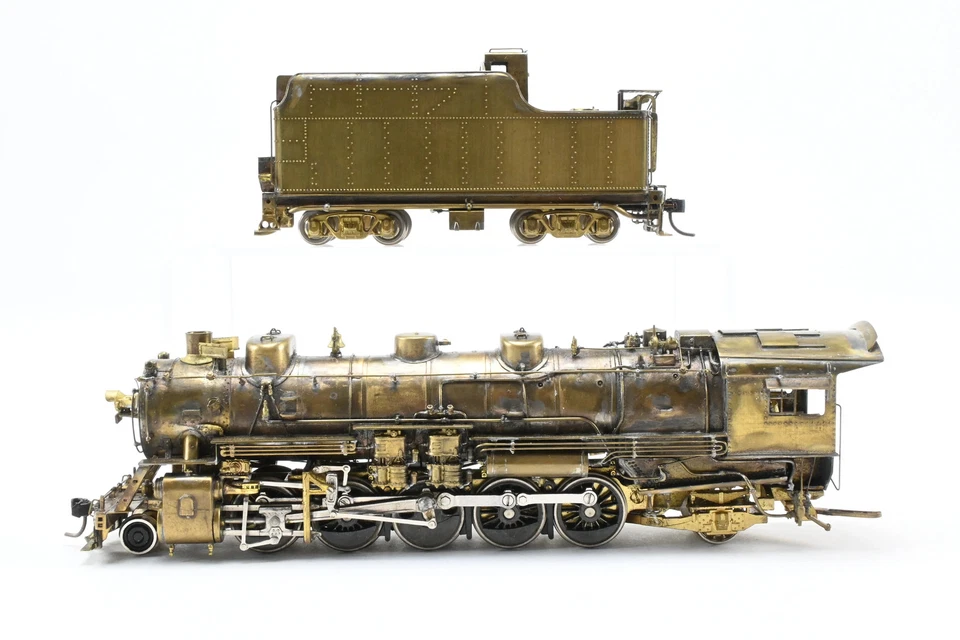 HO Brass Custom Joe G. Collias Scratch Built MP Missouri Pacific 2-10-2 1718 - Image 2 of 4