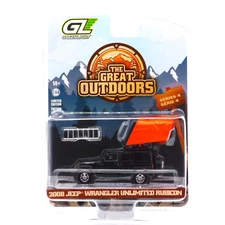 2008 Jeep Wrangler Unlimited The Great Outdoors Series 4 1:64 Diecast