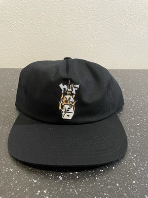 Huf Flaming Dice Black SnapBack Hat 