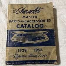 1929- 1954 Chevrolet Master Parts And Accessories Catalog 1929- 1954 Chevrolet Master Parts And Accessories Catalog