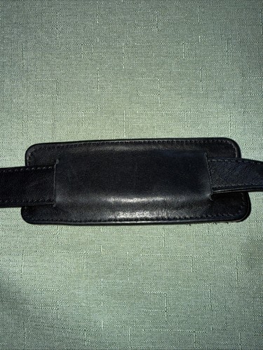 Bree Vintage Black Leather Business Messenger Laptop Bag Large - Picture 7 of 21