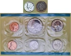 1 90% Silver Merc 10c, 1 Indian Head 1c (1944P & 1905P) & 1 US Mint Set (1972P)