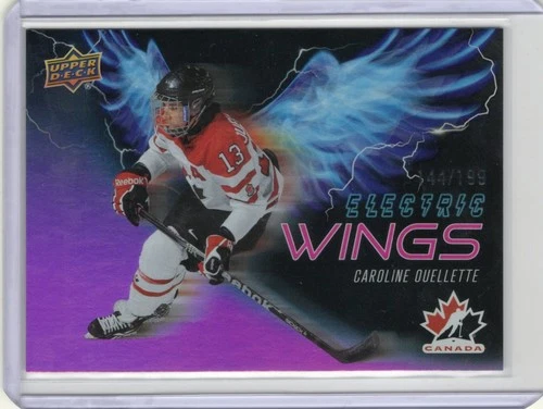 2026 UD TEAM CANADA  ELECTRIC WINGS PINK CAROLINE OUELLETTE /199
