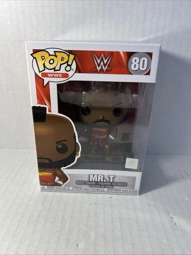Funko Pop! WWE Mr. T # 80 HULKAMANIA  WWF Vinyl Figure With Protector