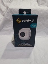 Safety 1st Parent Grip Door Knob Covers White One Size 4 Count Pack White New
