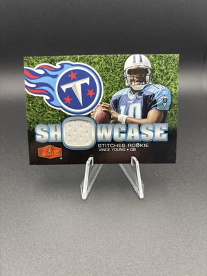 2006 Vince Young (RC) Patch Titans Upper Deck Showcase Stitches NFL Rook #SHS-VY