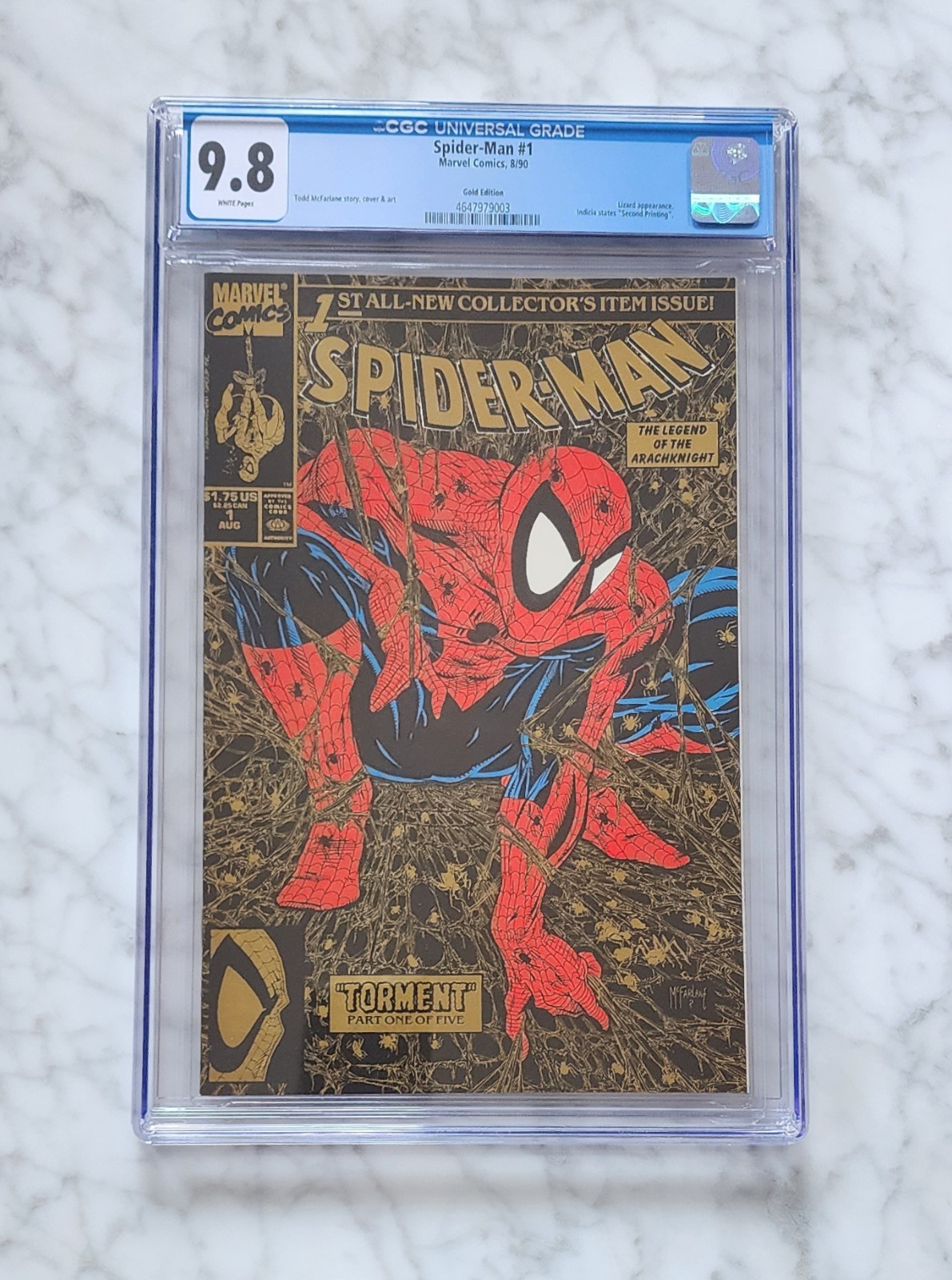 Spider-Man #1 (2nd Printing UPC Gold Edition) Value - GoCollect