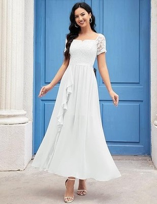 Wedtrend Abschlusskleid Cocktailkleid elegant Damen lang Cocktailkleid Damen