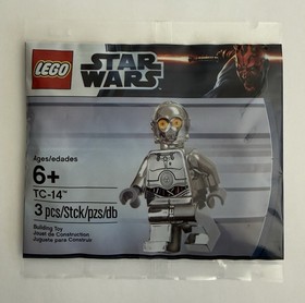 LEGO 5000063 Star Wars Chrome TC-14 MINT!  Minifigure Sealed Polybag RARE!