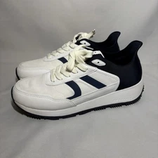 Redvanly NEW Challenger Spikeless Mens Size 10.5 /43 Golf Shoes White Navy Blue