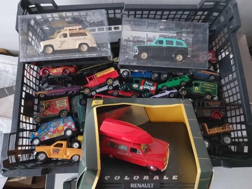 VINTAGE DIECAST TOY / MODEL JOB LOT LLEDO NOREV & OTHERS CARS VANS etc