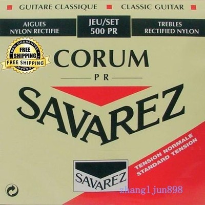 Savarez 500PR Nylon Corum Cristal Classical Guitar Strings Standard Tension Set