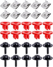 10x Engine Splash Shield Screw Bolt Clip Kit for Ford Focus Fusion Escape Explor