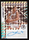 2021-22 Panini Mosaic Autographs Luc Longley Mosaic Silver Prizm Auto Bulls