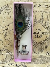 Wizarding Trunk Harry Potter Quill Pen Peacock Professor Lockheart Boxed