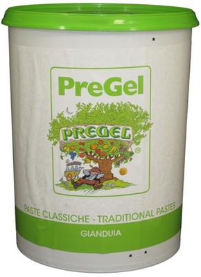 PreGel 'Gianduia' Dark Chocolate Hazelnut Gelato Flavoring Paste - 13.2 Lbs