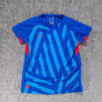 Kipsta Jungen Kurzarm Sport Training T-Shirt 5-6 Jahre P2P 13'' blau