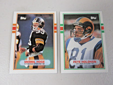Lot of 2 1989 Topps Football Cards