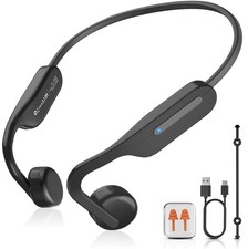 Bone Conduction Headphones Bluetooth 6.0 Open Ear Headphones Wireless Headpho...