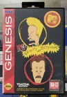MTV's Beavis and Butt-Head SEGA Genesis COMPLETE w/ Poster Excellent Condition