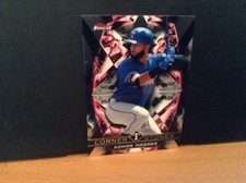 2018 Topps Finest Nomar Mazara Corner Stones Insert Texas Rangers
