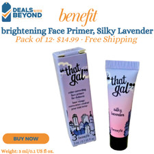 Benefit 'That Gal' Brightening Face Primer, Silky Lavender. (12-PK)