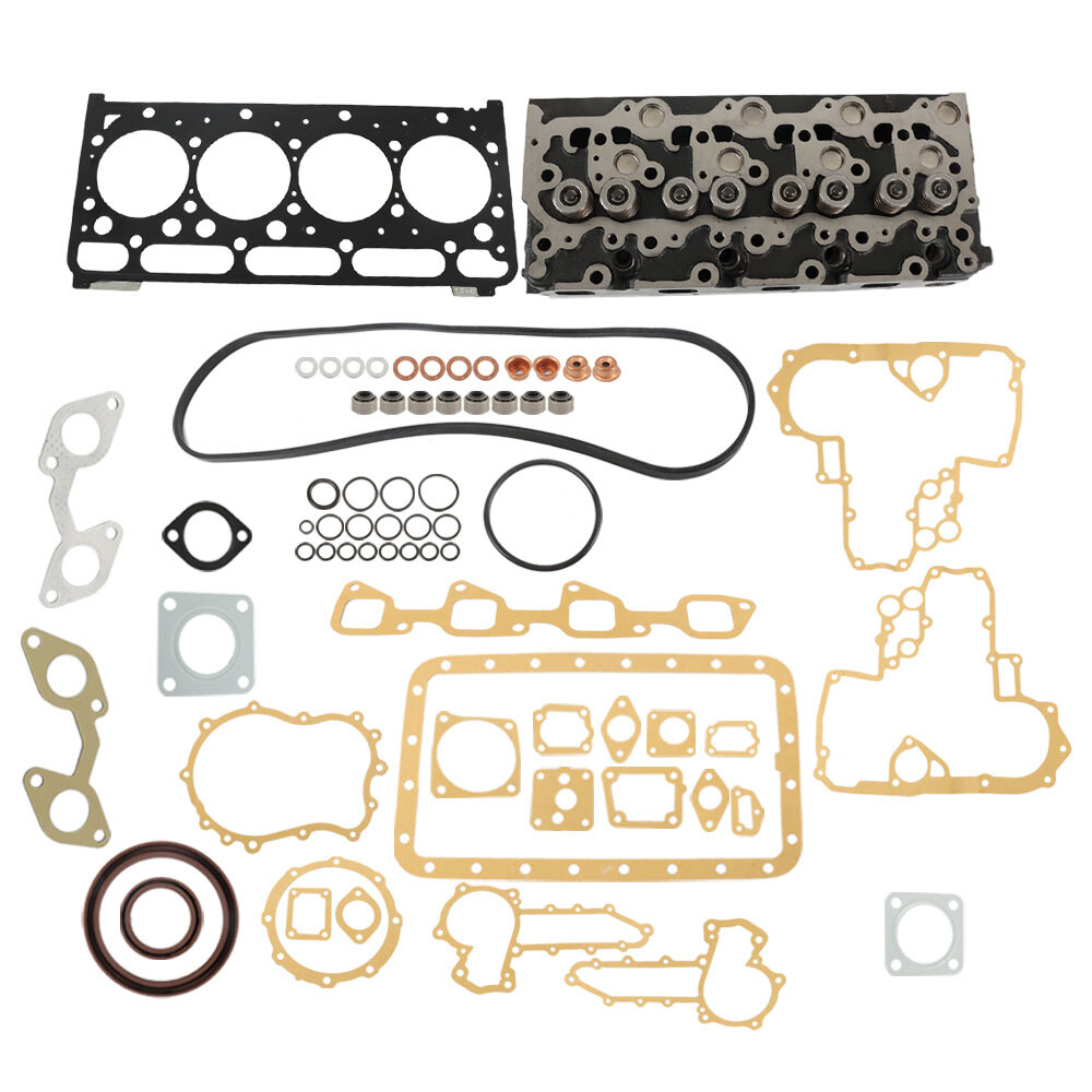 V2203 Complete Cylinder Head with Full Gasket Kit Fits For Kubota Engine Bobcat
