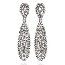 Drop Dangle Austrian Crystal Rhinestone Chandelier Dangle Earring Prom E101