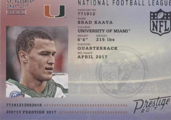 2017 Panini Prestige Brad Kaaya #2 - 1 of 2
