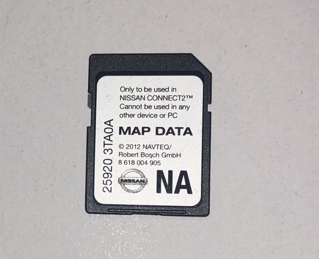 OEM 2013 Nissan Altima Xterra TITAN Sentra GPS Navigation SD Card 25920 