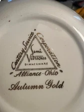 Vintage CENTURY Service AUTUMN GOLD Wheat LOT of 6 Berry Dessert Bowls Small