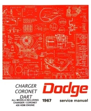 1967 Charger Coronet Dart Shop Service Repair Manual