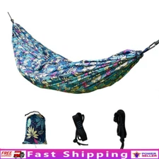 Nylon Portable Camping Hammock Outdoor Two Person Hammocks Sturdy Lightweight
